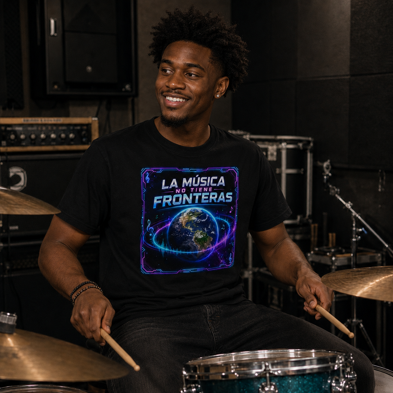 T-Shirt - Music Has No Borders