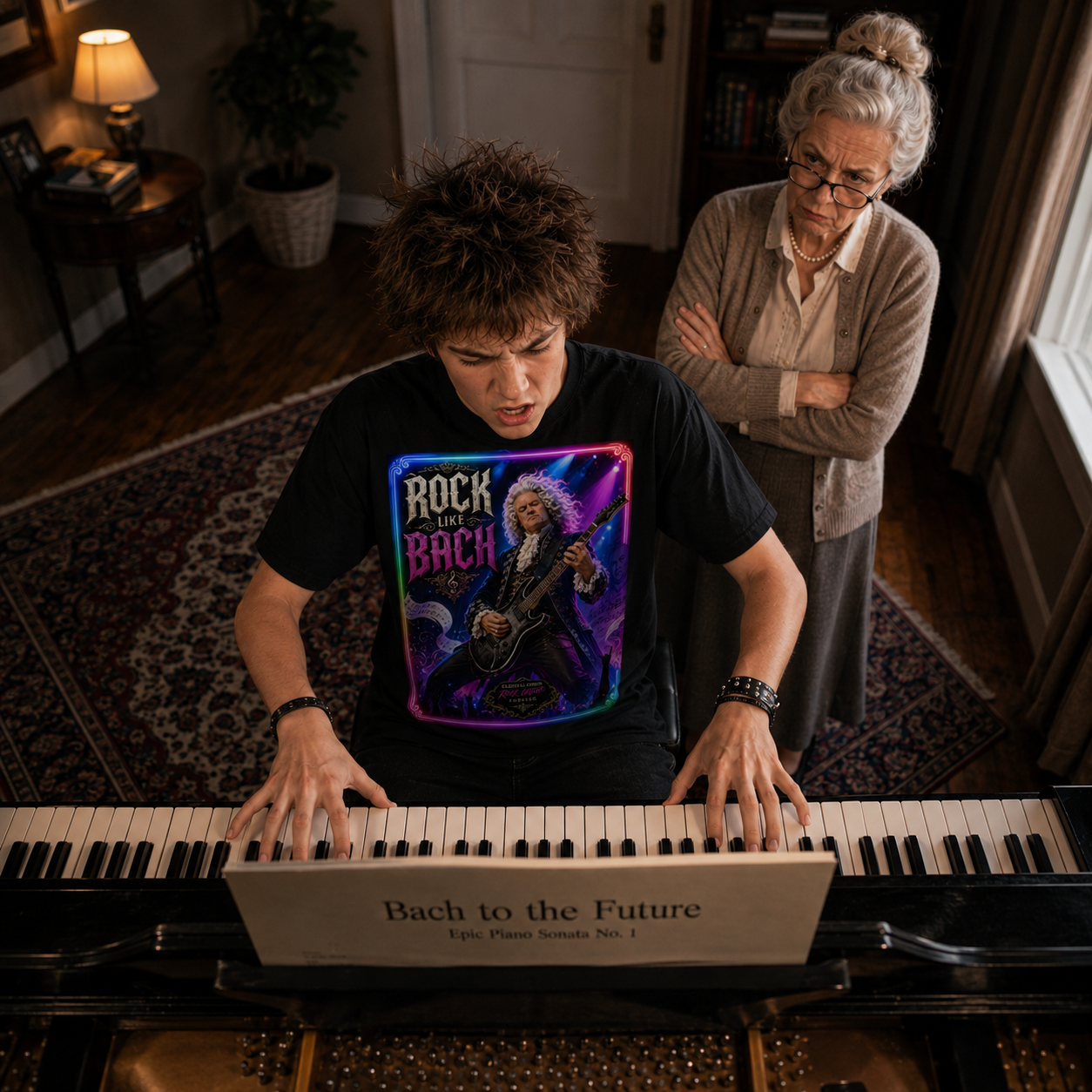 T-Shirt - Rock Like Bach