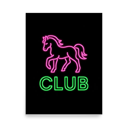 Poster - Pink Pony Club