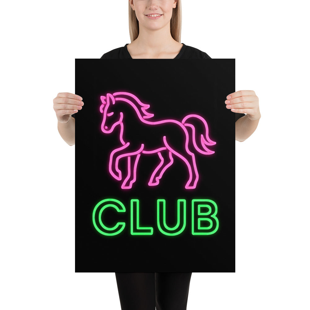 Poster - Pink Pony Club (18x24)