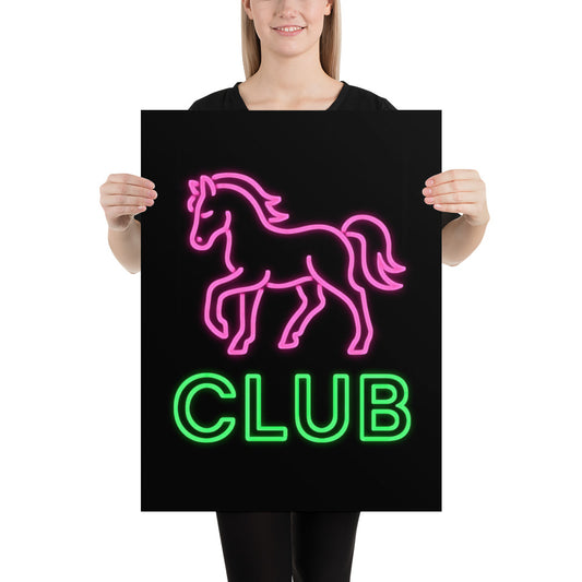 Poster - Pink Pony Club (18x24)