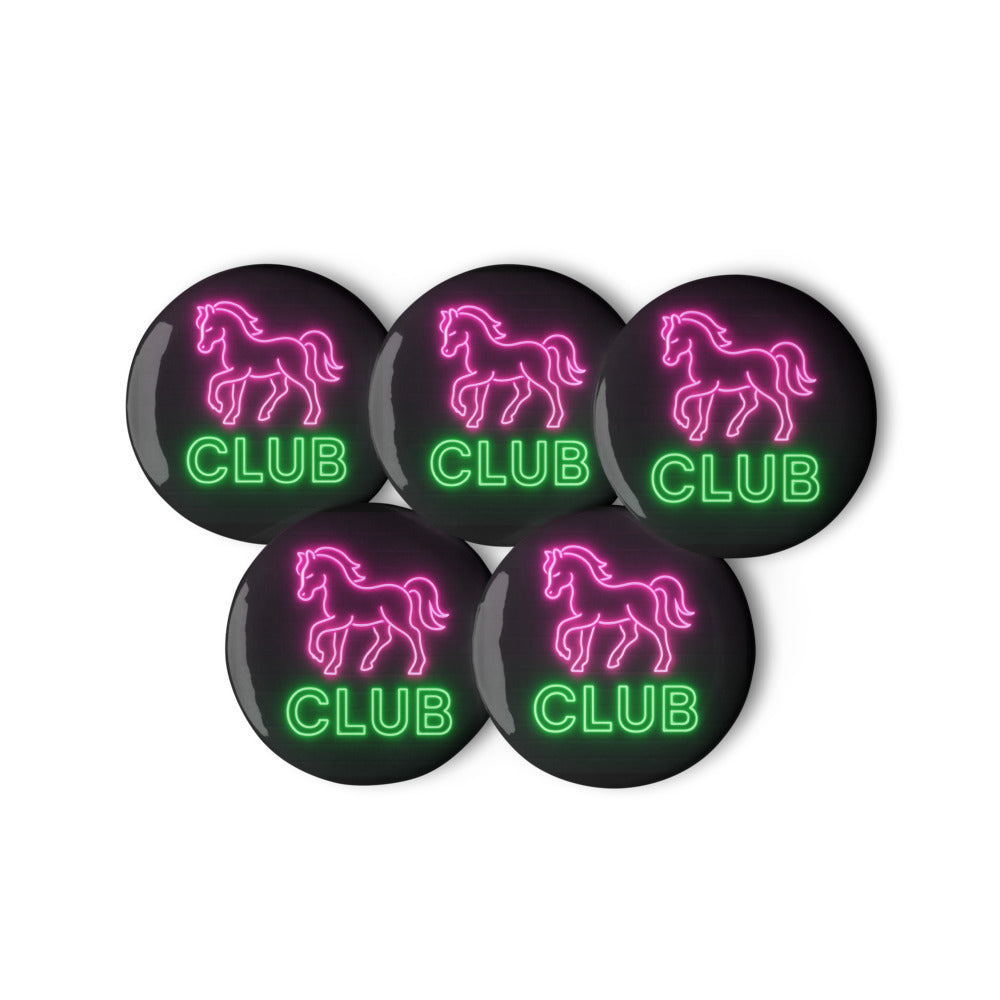 Pin Buttons - Pink Pony Club