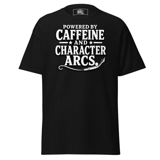 T-Shirt - Caffeine and Character Arcs